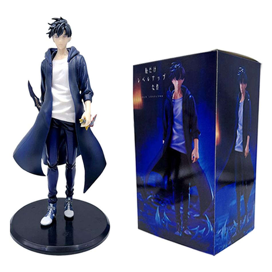 Nowa Figurka SoloLeveling Król Cieni Sung Jinwoo Cheng Xiaoyu Ręczny Model Ozdoba Biurkowa Figurka Akcji Kolekcja Anime Prezent