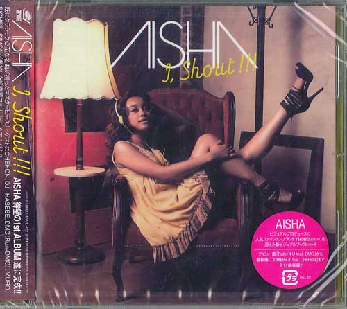

CD AISHA - I, Shout!!! BVCL422PROMO SONY 2010 Japan Obi Japanese Pop/Rock Used