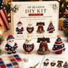 Artizanat cu Tematică de Crăciun Kit DIY 3D cu Mărgele Set de Cusut cu Mărgele Animale Realiste Kit DIY Broderie Ușoară Handmade pentru Copii și Adulți Începători