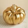Gold Pumpkin Autumn Decors Decorative Pumpkin for Halloween Thanksgiving Table Centerpieces Mantles Bowl Party Wedding