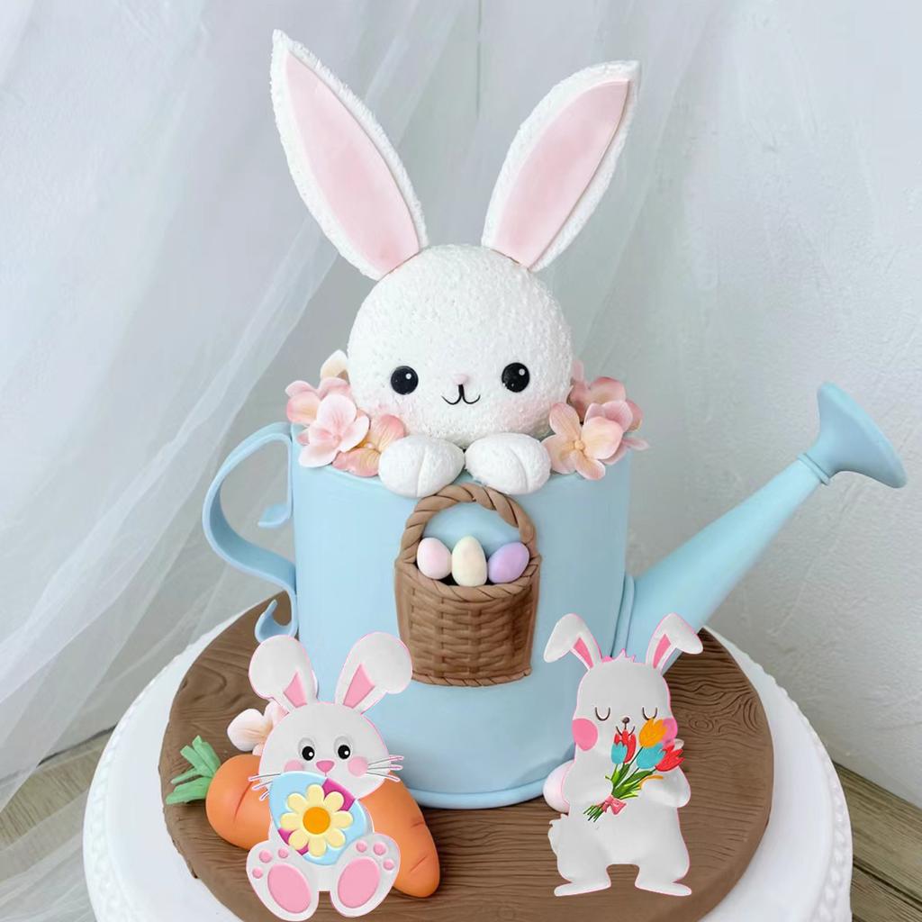 Velikonoční králík Mrkev Silikonové formy Bunny Fondant Forma na čokoládu Pomůcky na zdobení dortů Formy na mýdlo z polymerové hmoty Pryskyřice