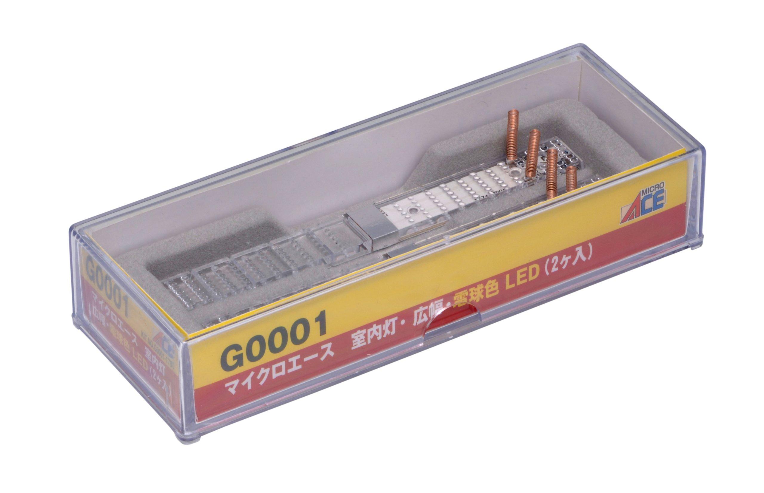 

Micro Ace N Gauge Interior Lighting Wide Type Warm White LED G0001 Model Railway Supplies - - (2-pack) -