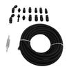 6AN 3 8in Fuel Line Fitting Kit Flexible PTFE Nylon Oil Gas Fitting Hose Fit For LS Swap EFI System