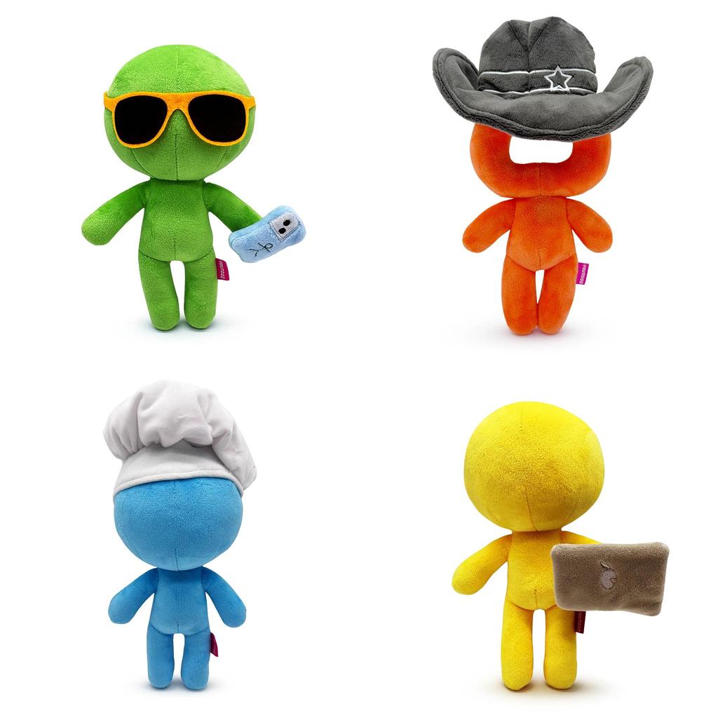Animator Vs Animation Plush Toy Fire Stickman Collectible Soft Doll For Kids And Fans