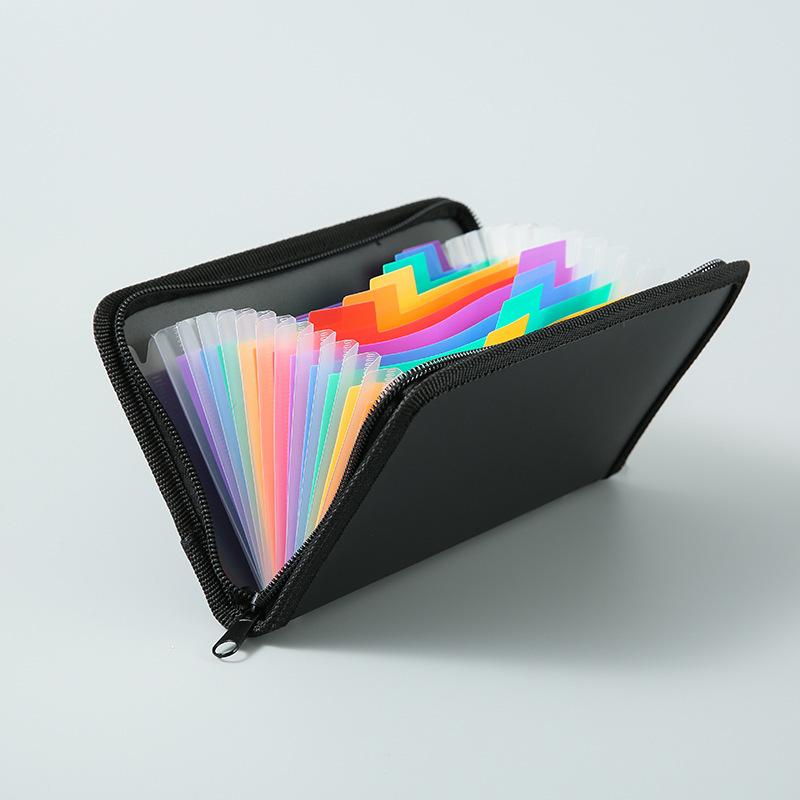 

Сумка для хранения счетов, органайзер для файлов-гармошек, бытовая папка для документов, офисная сумка-гармошка для файлов, папка с чеками, черный пластик