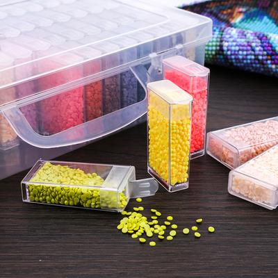 32/56/64 Grids Diamond Painting Beads Storage Box Set Clear Diamond Art Accessories Tool Box for Beads Art DIY Crafts