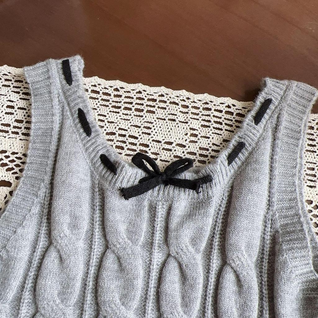 Girls' Autumn Sweater Vest, Shirt & Pleated Skirt Set (AQA063-AQA065)