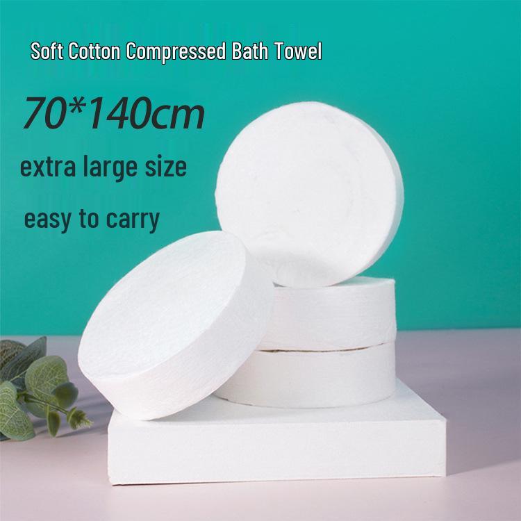 Disposable Pure Cotton Bath Towel Set for Business Trips and Hotels