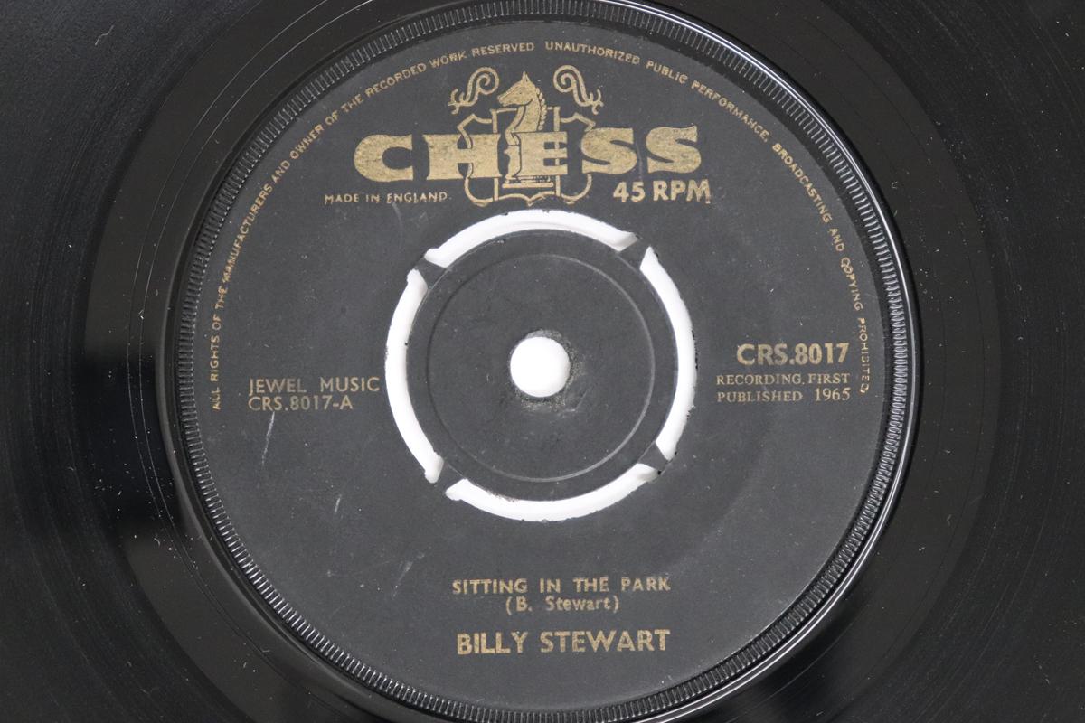 

7-дюймовая пластинка БИЛЛИ СТЮАРТ - Сидя в парке / Снова CRS8017 Chess 1965 UK Соул/Фанк Б/У
