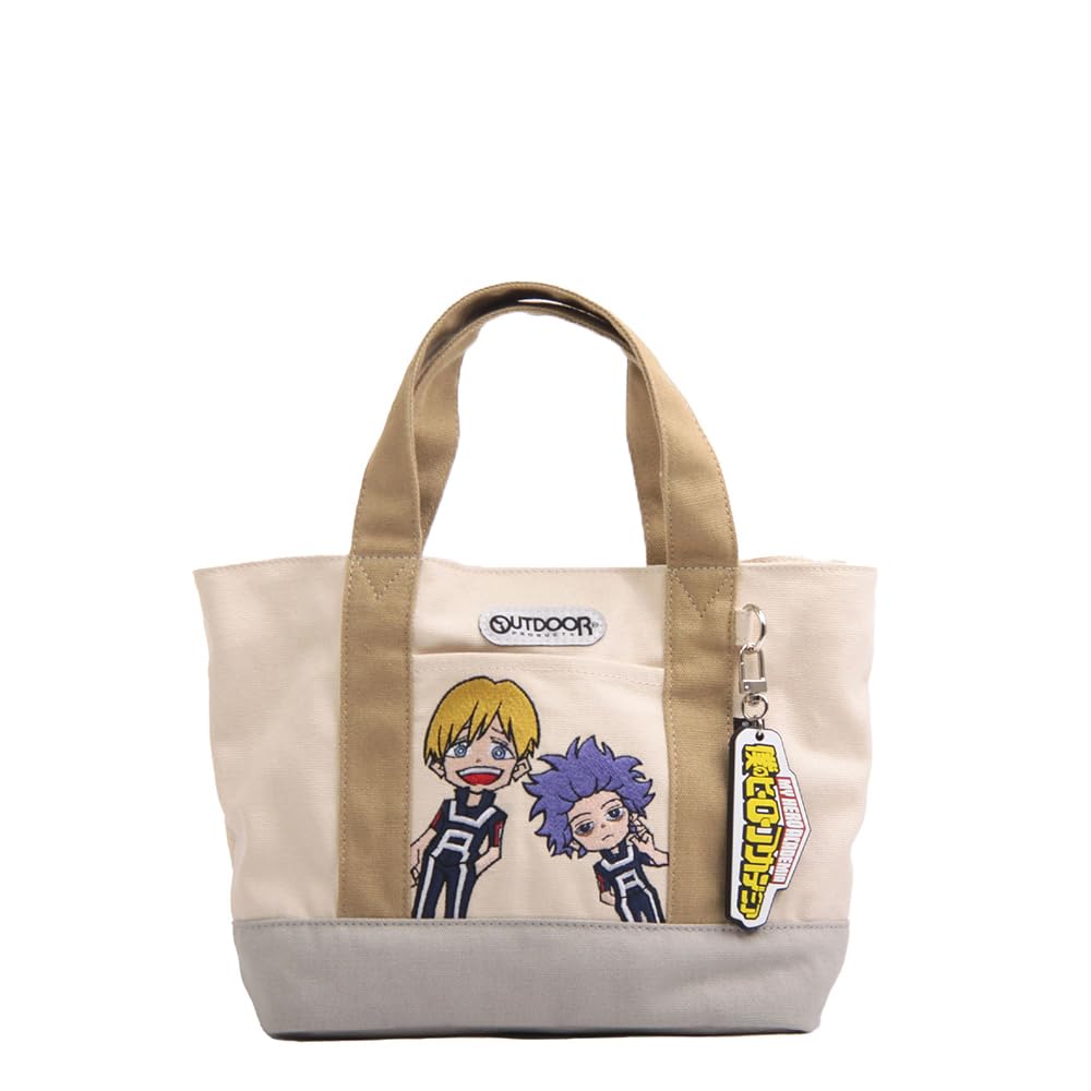 

Hero Academia x OUTDOOR Mini Character Tote Bag with Keychain Neito Monoma x Hitoshi Shinso ODHA19 Beige [My PRODUCTS] - бежевый