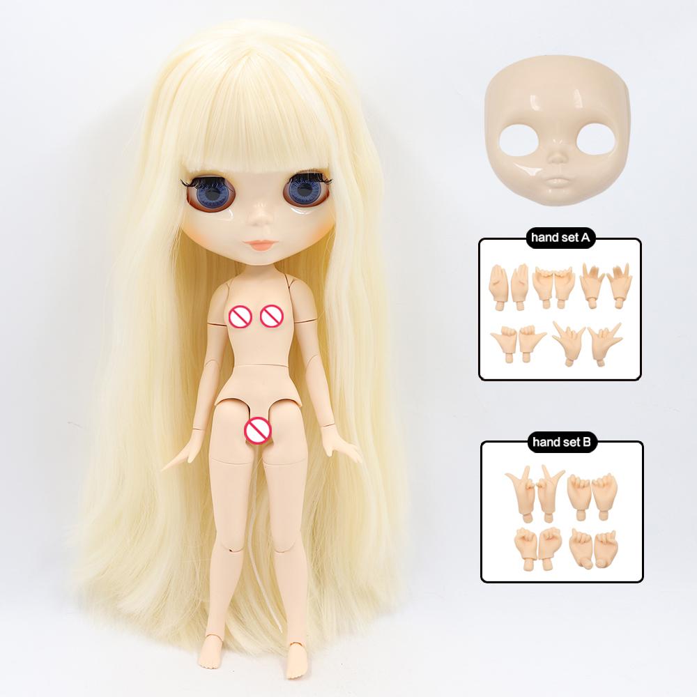 ICY DBS Κούκλα Blyth Αρθρωτό Σώμα 30CM Κούκλα BJD Λευκό Γυαλιστερό Πρόσωπο και Ματ Πρόσωπο με Επιπλέον Χέρια AB και Πάνελ 1/6 DIY Μοντέρνα Κούκλα
