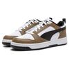 Puma Rebound V6 Low Sneakers Unisex Sneakers White Brown Black 392328-07