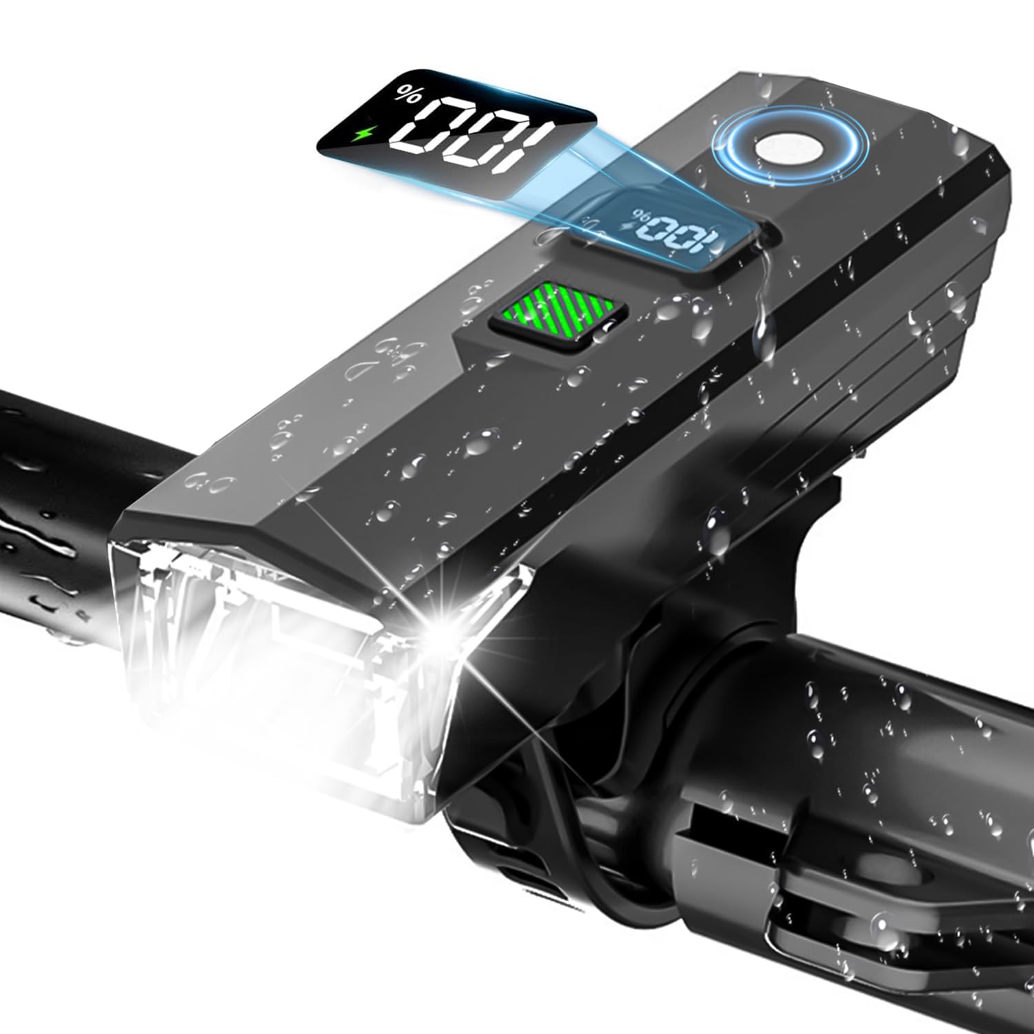 

TXE Велосипедная фара с высокой 5-ступенчатой регулировкой яркости IPX6 Уровень заряда батареи USB Легкая Идеально подходит для бедствий Ночь Мощность Гора, а также служит Руководством по эксплуатации