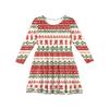 Girls' Princess Dress - Long Sleeve A-Line T-Shirt Dress Christmas Day