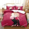 Anime Beyond the Boundary Mirai Kuriyama Bedding Set Printed Duvet Cover Pillowcase Single Double Style Queen King Size Sets