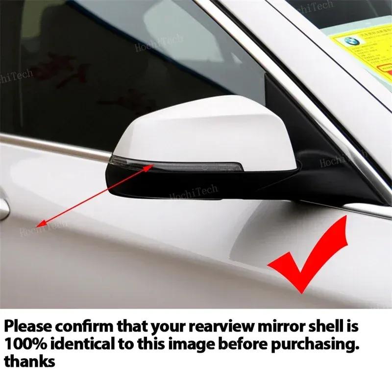 M5 style Carbon Fiber Style Black Side Mirror cover Caps for BMW 5 6 7 Series F10 F11 F18 F07 F12 F13 F06 F01 F02 LCI