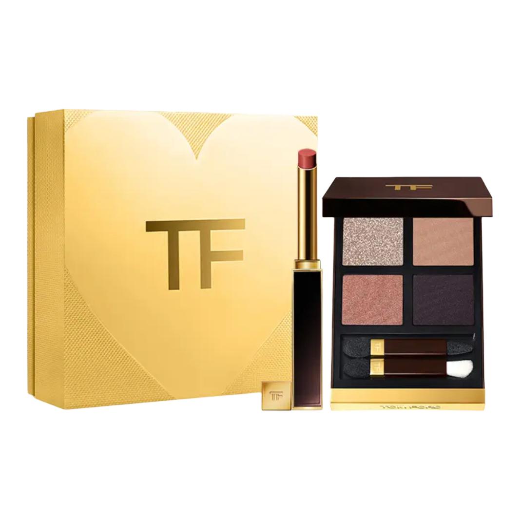 Tom Ford Slim Lip Color Shine With Eyeshadow Palette  #152+Eye Shadow #20