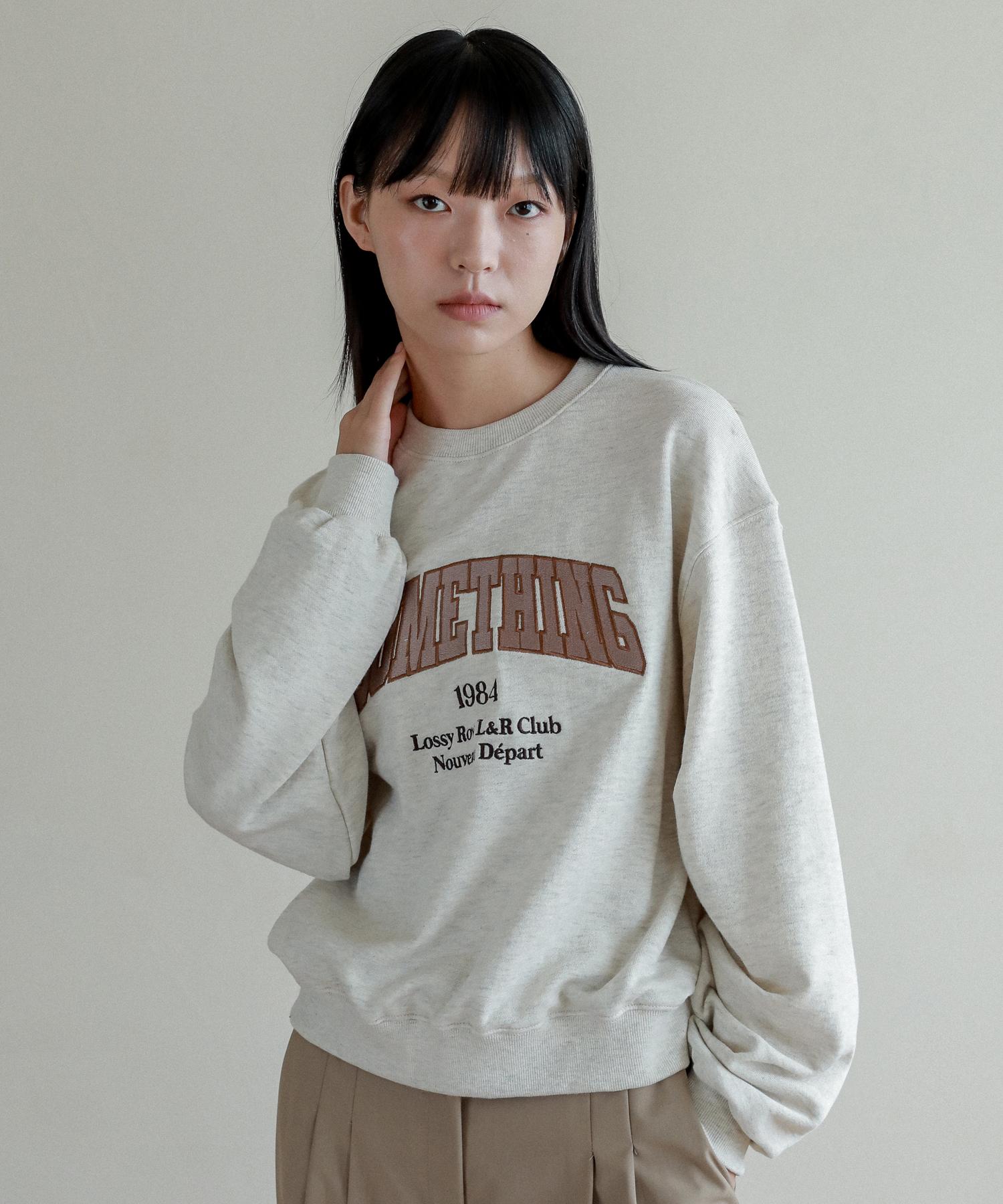 Rosiro Lossy Something Sweatshirt_Oatmeal Free