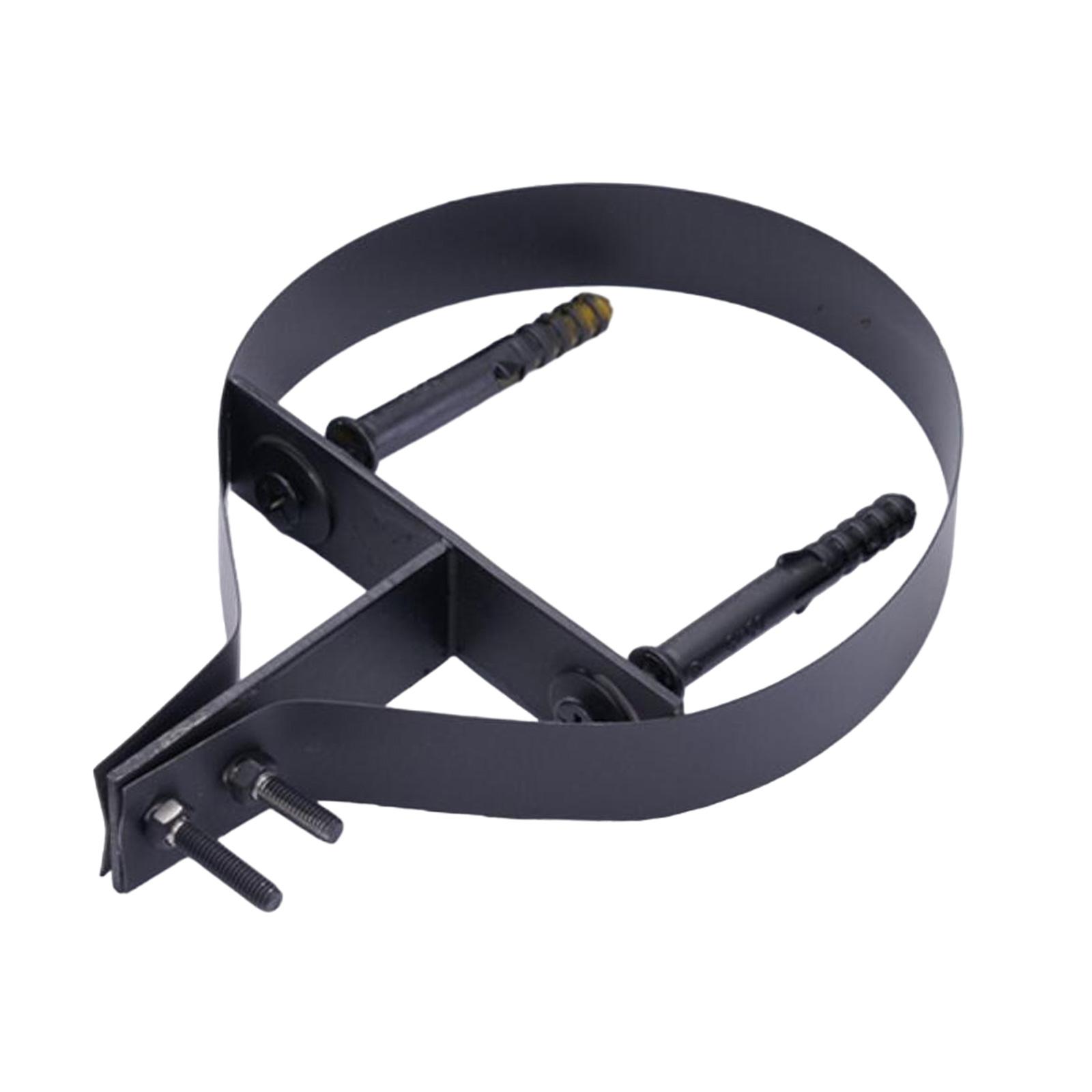 5  Chimney Pipe Bracket Portable Accessories Household Adjustable Ring Pipe Hanger Stove Pipe Clamp Fixing Stove Pipe Hanger чёрный