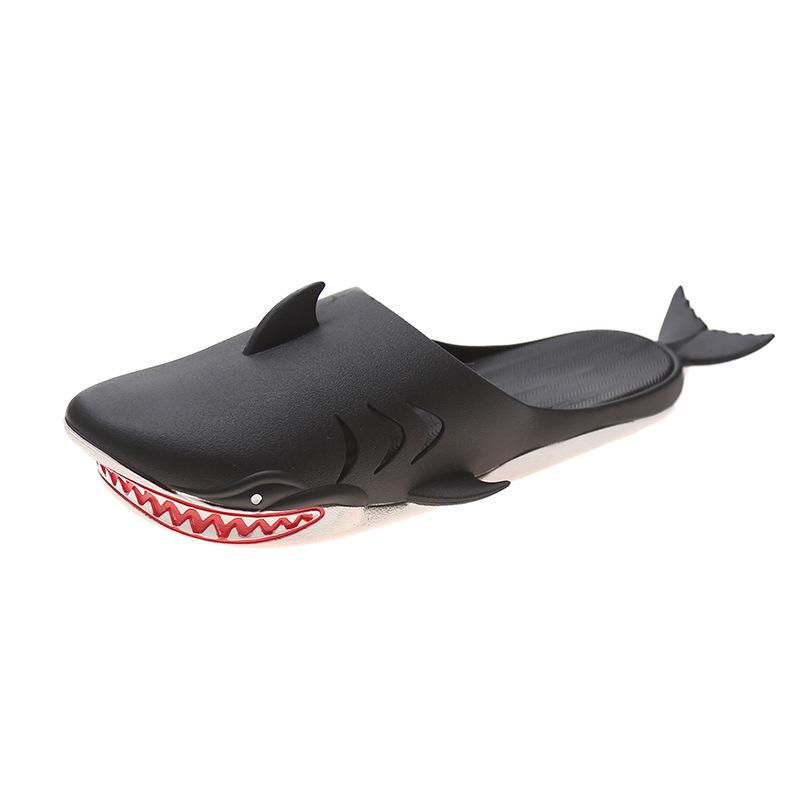 

Summer Fashion Shark Flat-Bottomed Beach Sandals with Single Strap for Indoor and Outdoor Use 40-41