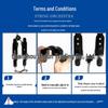 Adjustable Leather Double Shoulder Saxophone Strap for Alto, Tenor & Soprano - Suitable for Adults & Children