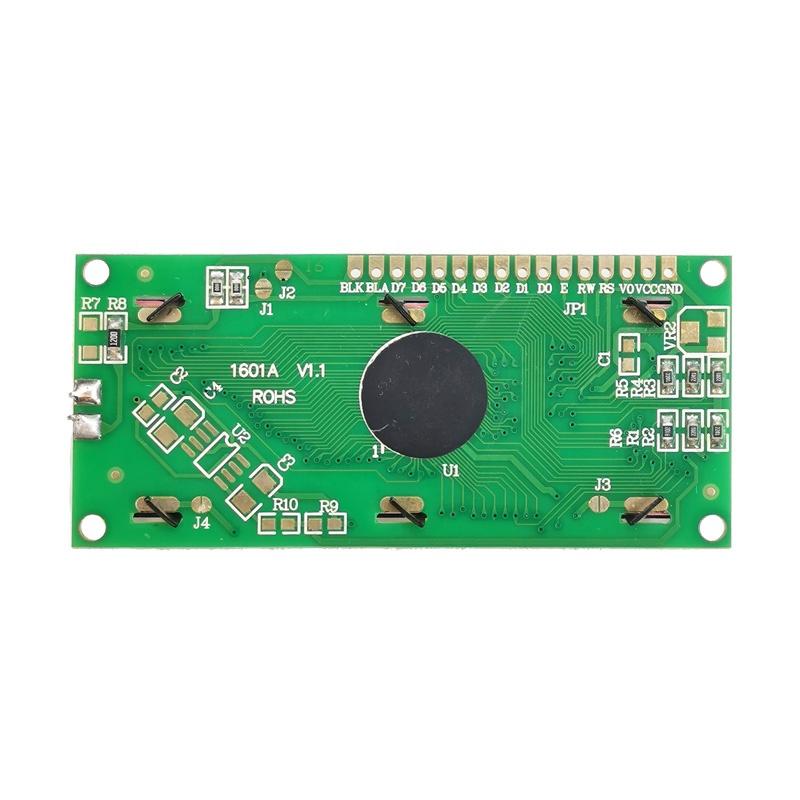 Cheap SPLC780D 80x36MM 16*1 16x1 Yellow Green Character 1601 LCD Display Module with LED Backlight