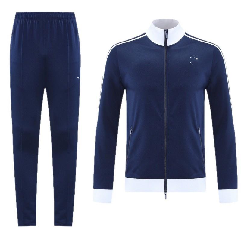 AJ Tracksuit Set Long Zip Football Training Suit No Team Men Women Sportswear