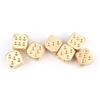 Hand Polished Figurines Pure Copper Bar Supplies Solid Dice Metal Solid Dice Brass Dice Copper Dice