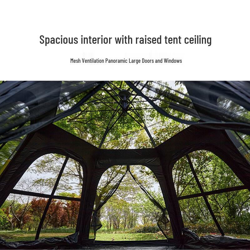 Automatic 2-in-1 Blackout Camping Tarp Tent