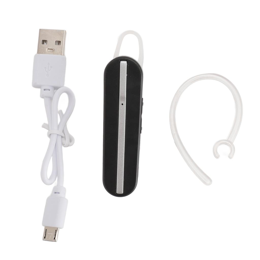 Single Ear Bluetooth Earpiece Multifunction BT 5.3 Waterproof Long Standby Wireless Bluetooth