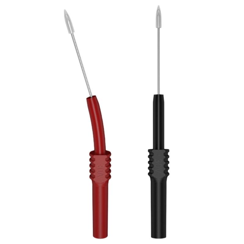 

Test Probe Pin, Multimeter Probes Not-Destructive Insulation Wire Piercing Needle for Banana Socket Plugs 1