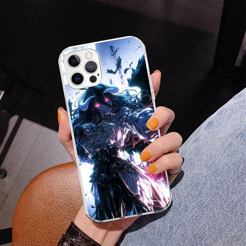 Albedo Overlord Anime Phnoe Case for Iphone 17 Air 16 11 12 13 Mini 14 Plus 15 Pro Max 7 8E SE 2020 16ProMax Phone Cover Coque 1