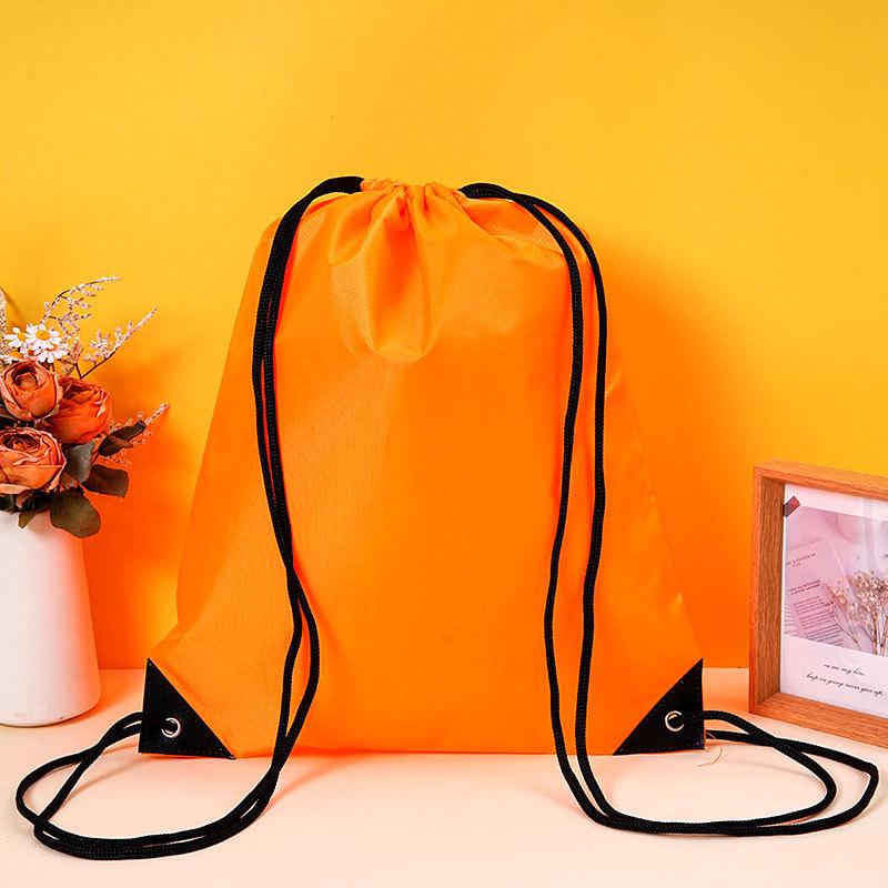 Waterproof 210D Oxford Polyester Sports Drawstring Bag