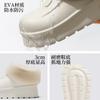Bag heel snow boots for winter wear casual velvet warm waterproof non-slip wear-resistant thick-soled cotton slippers