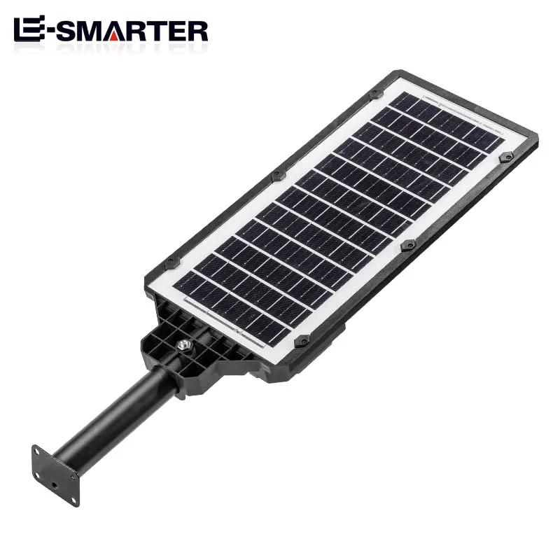 Lumini solare puternice de exterior Lampă de grădină cu LED Lămpi cu panouri solare Lumină stradală cu senzor de mișcare impermeabilă