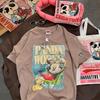 Cartoon Short-sleeved T-shirt Women's Summer New Loose Large Size Versatile Pure Cotton Top