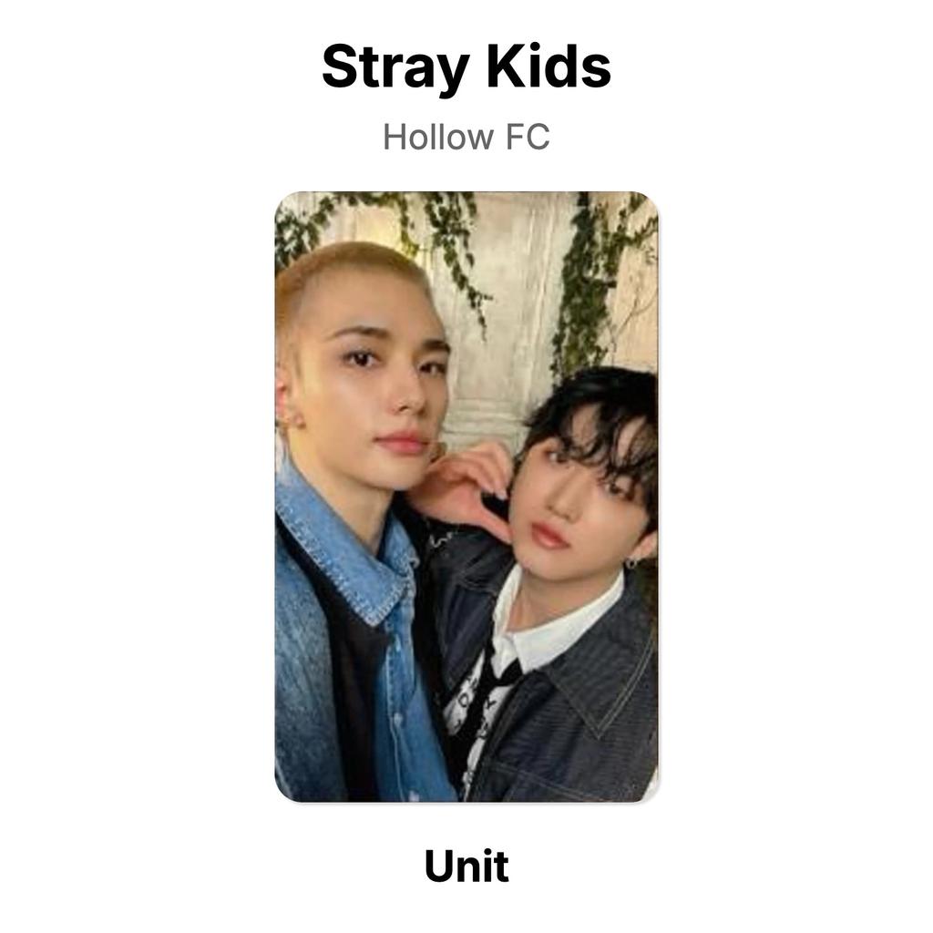Stray Kids Hollow FC Official Photocard