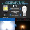 MAXGTRS 2PCS T15 W16W LED Canbus Error free Auto Bulbs 921 912 Backup Light Car Reverse Parking Xenon White