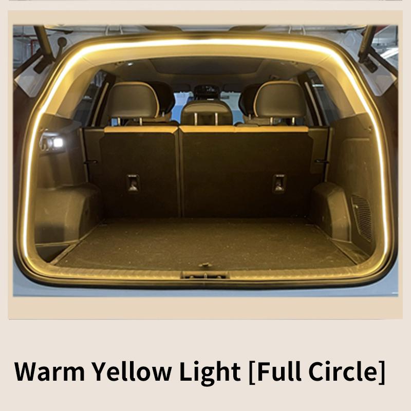 Car Trunk Led Light Strip Waterproof PVC Flexible Ambient Light Strip Automatic On/Off Hidden Installation Universal for suv/mpv