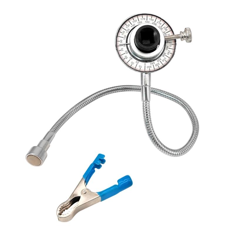 

1/2 DR. Torque Angle Meter Guage Angle Torque Gauge 1/2 Drive of Rotation Tester Precise Auto Repair Check Meter 1