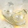 PET Christmas Balls Set 30pcs 6cm Clear Glitter Ornaments Tree Decor