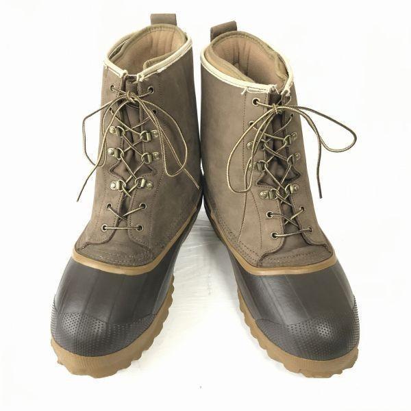 Vintage 80er-90er/Red Ball/Leder-Schneestiefel/27,5cm/Braun/Isoliert/Wasserdicht/Hergestellt in den USA(GEBRAUCHT)