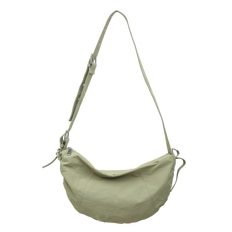 Nylon Duffle Bag For Women With Zipper Pocket And Casual Style