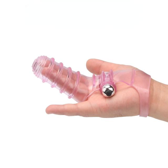Silicone Finger Sleeve Vibrator G Spot Massager Vibrating Dildo Flirting Vagina Sex Toys for Women Adult Erotic Couples Sexshop