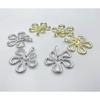Flower Charm Pendants Abstract Flower Charm Dangle Jewelry Making Accessories