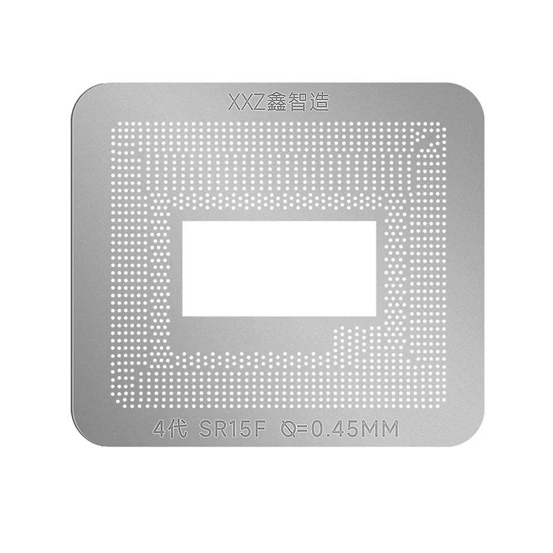 XZZ BGA Reballing Schablone für Laptop CPU SLJ8E A12X BD82HM55 M2 CXD90060GG SR15F A1990 A1707 Direktheizung BGA Vorlage