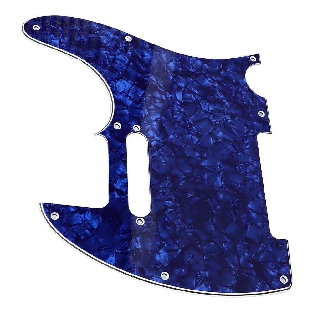 Blue Pearl Color Electric Guitar Scratch Plate PVC Material Pickguard Guitar Protection