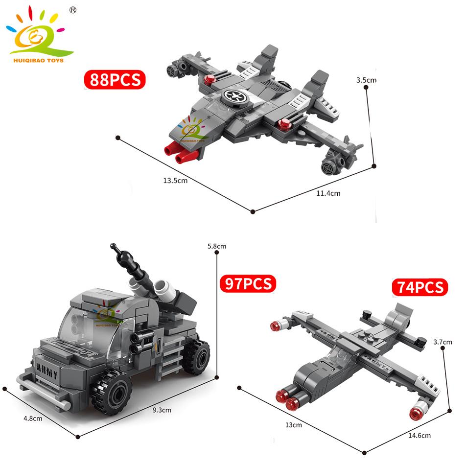 Non-Toxic Ww2 Military Tank 648Pcs 6In1 Building Blocks Set Truck Plane Army Bricks City Construction Toy For Children Kids Game