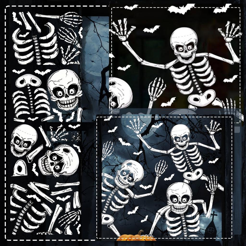 Halloweenské okenní nálepky a samolepky