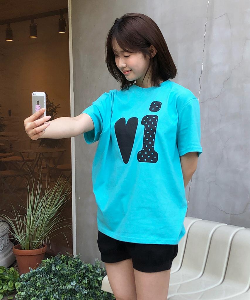VIDEO JOCKEY Bibi T-Shirt [Mint Blue]